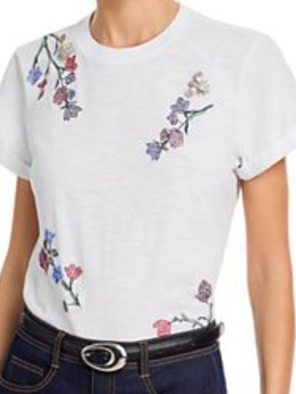 Conq a Sept Embellished Crewneck shirt